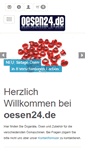 Mobile Screenshot of oesen24.de
